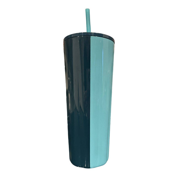 Starbucks 2023 Blue Teal 2 Tone Stainless Steel Cold Cup Venti Tumbler NEW - Picture 14 of 16